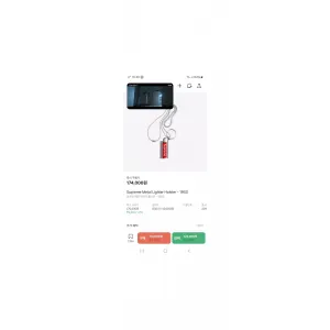 19SS슈프림 메탈 라이터 홀스터 실버