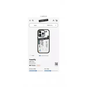 케이스티파이 아이폰 14pro 14프로 클리어 블랙 임팩트 케이스